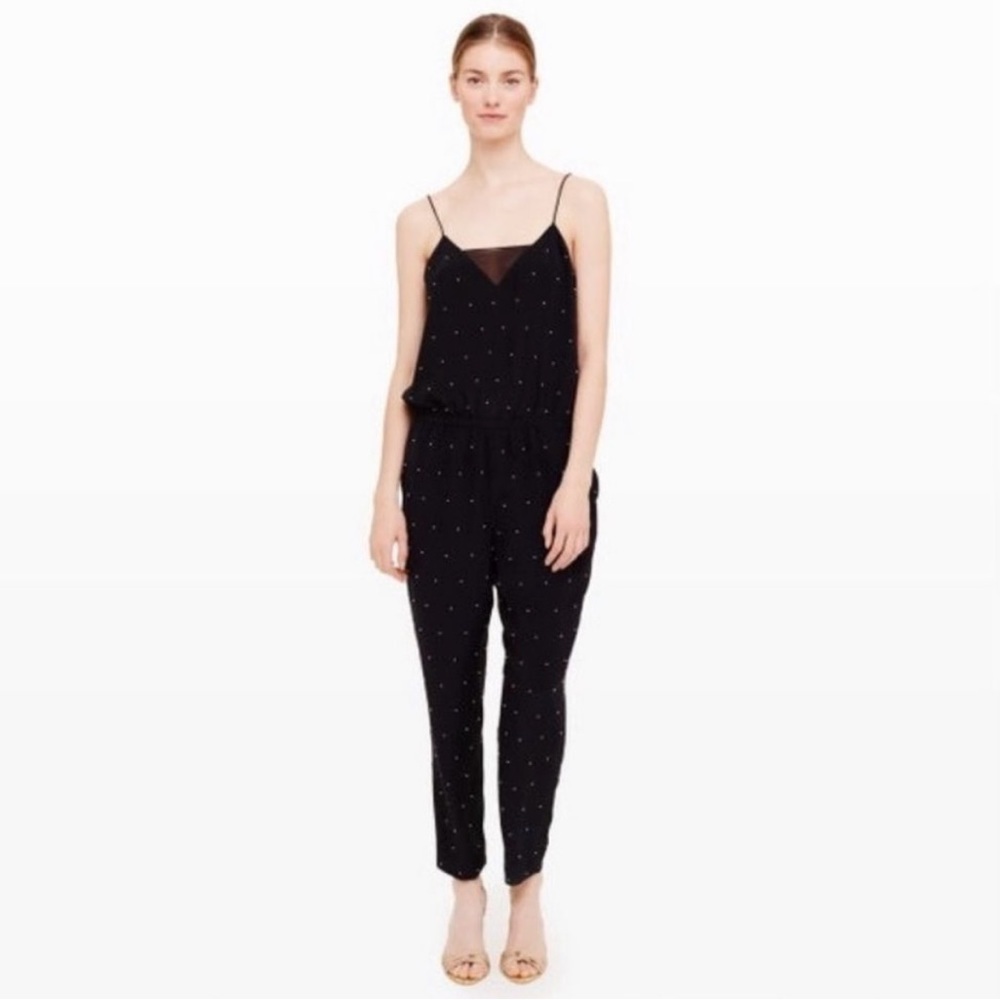 Stunning! Pearl drenched Club Monaco Jumpsuit 🖤🤍